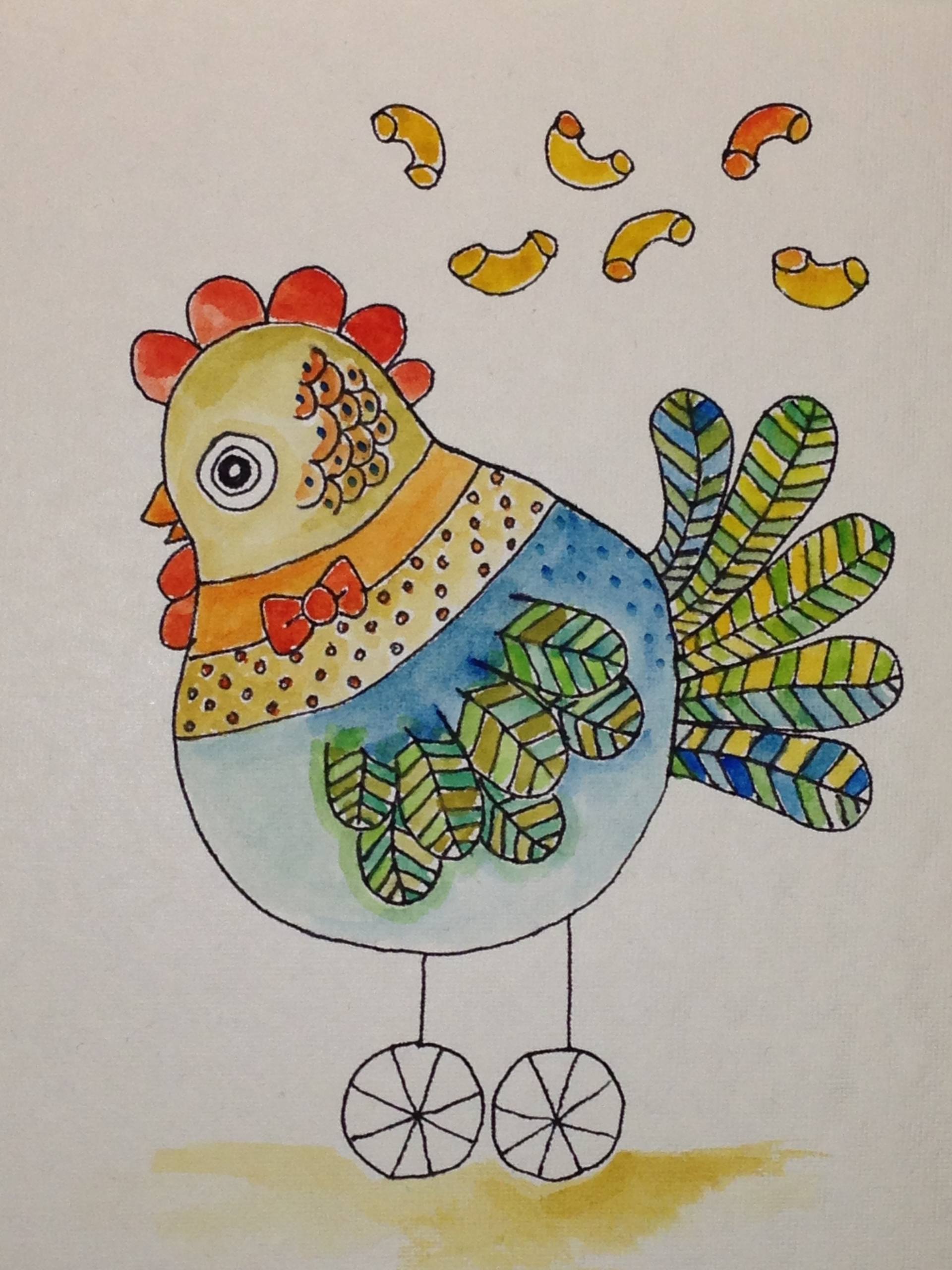 1920x2560 chicken and noodles drawing - Noodles Drawing