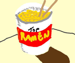 300x250 the top ramen noodles drawing - Noodles Drawing