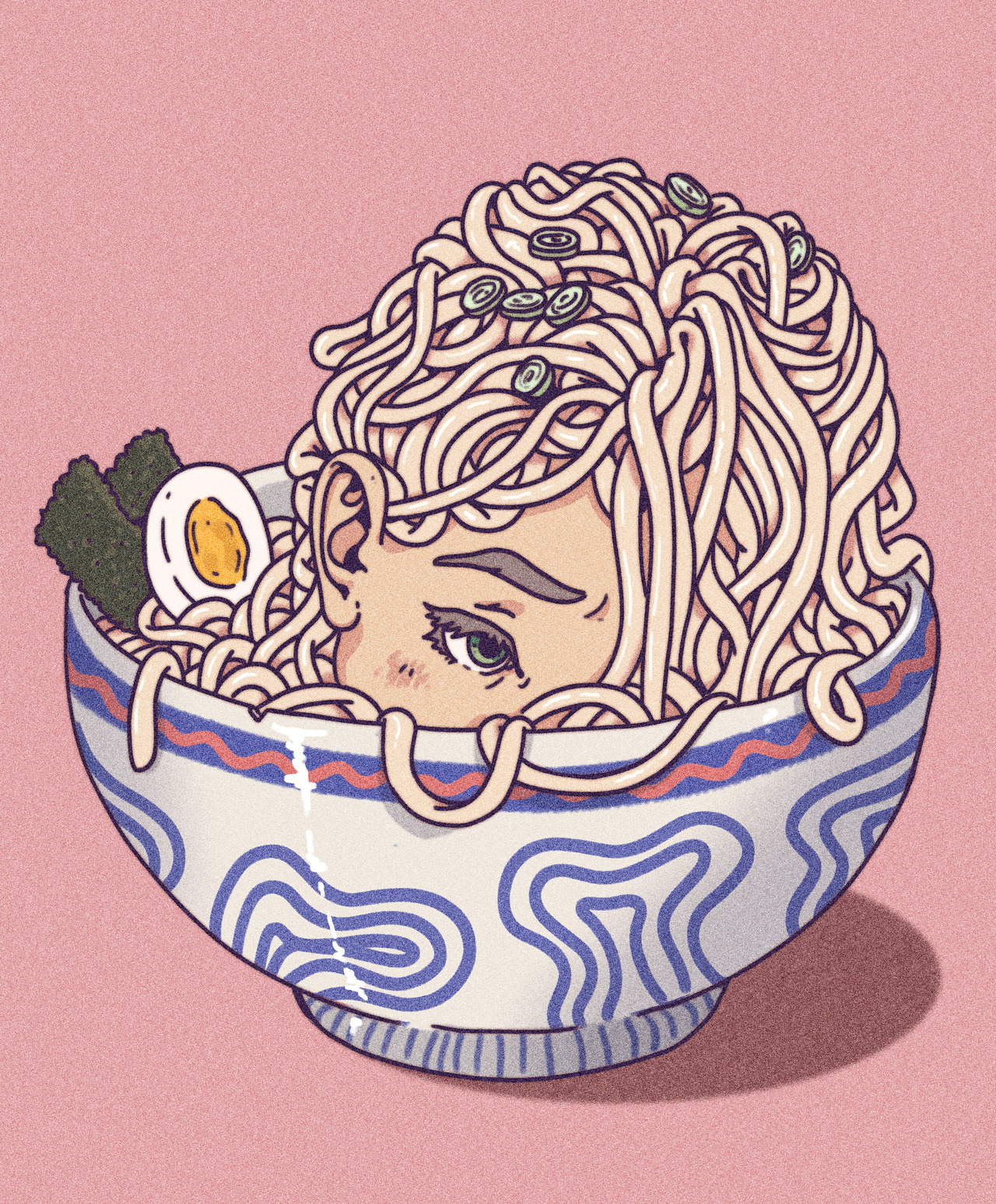 1280x1547 vulgari rex - Noodles Drawing