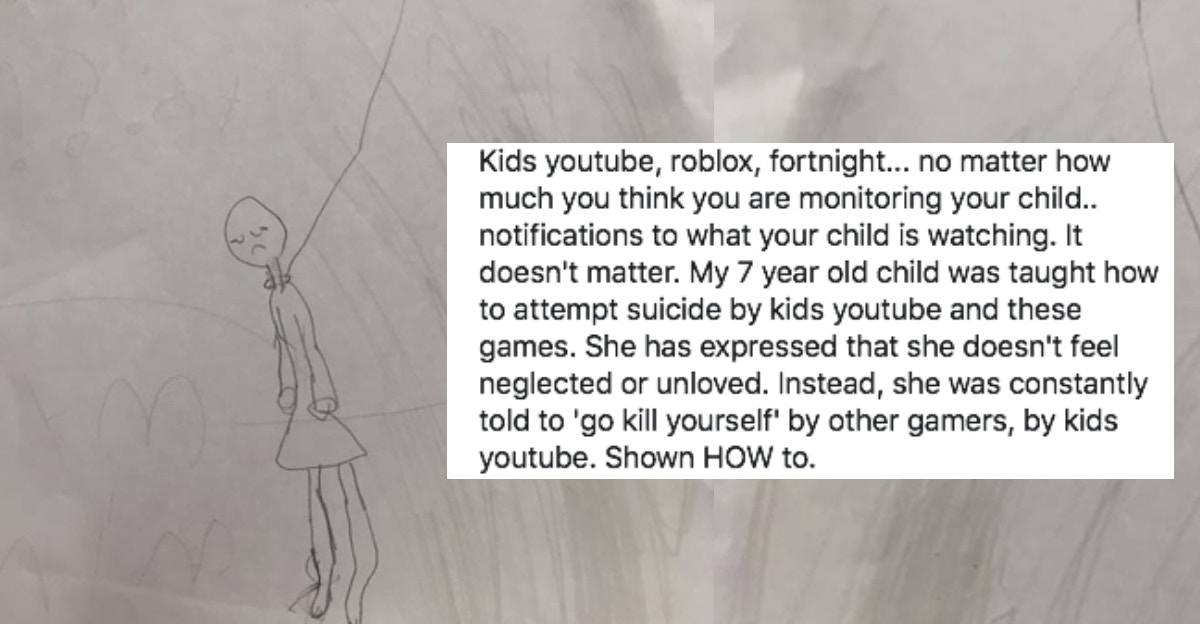 1200x624 her year old's drawing is a haunting reminder to parents - Noose Around Neck Drawing