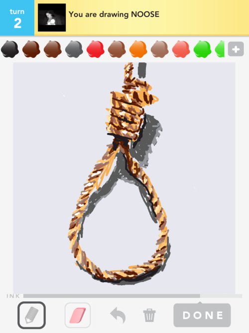 500x667 noose drawings - Noose Drawing