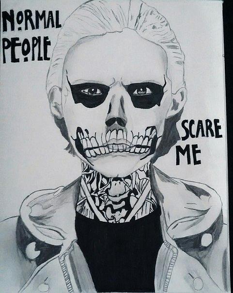 481x604 normal people scare me drawing - Normal Drawing