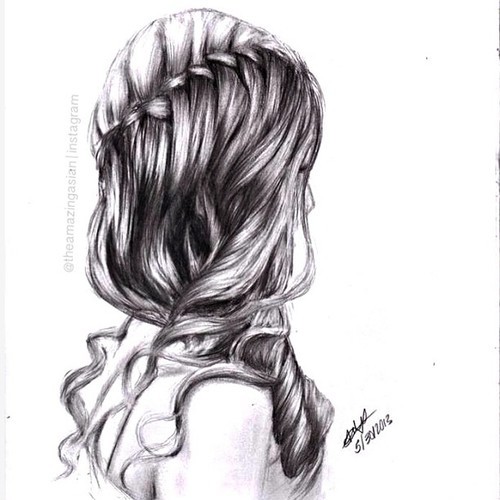 500x500 drawing art hair people person draw real natural human anatomy - Normal Drawing