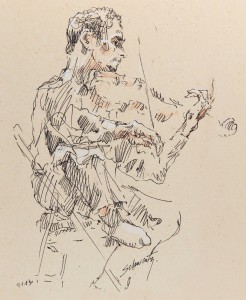 246x300 norman rockwell museum presents schwartz drawing in the dark - Norman Rockwell Drawings