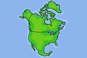 300x200 how to draw north america - North America Drawing