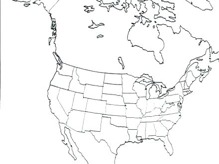 North America Map Drawing at PaintingValley.com | Explore collection of ...