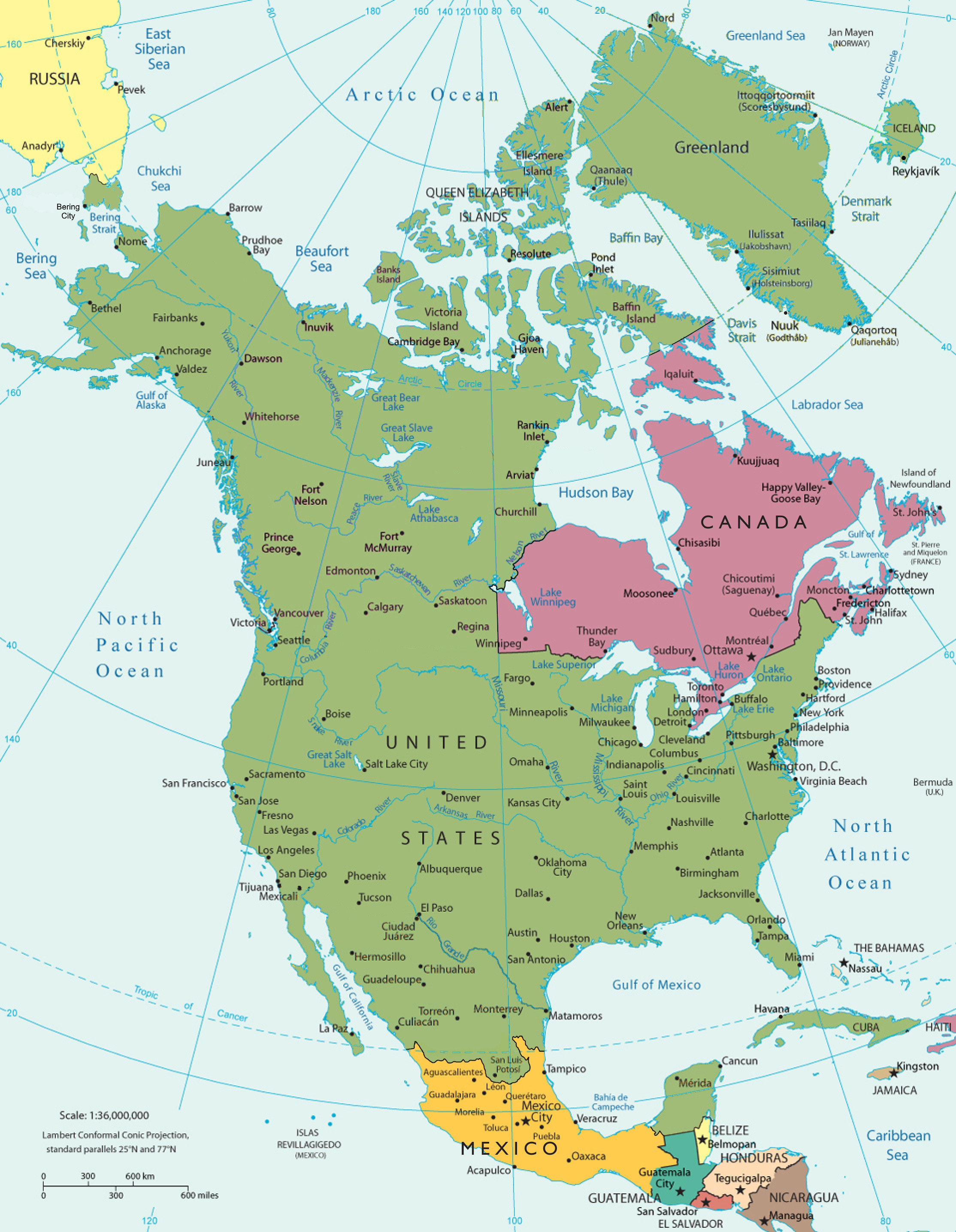 North America Map Drawing at Explore collection of