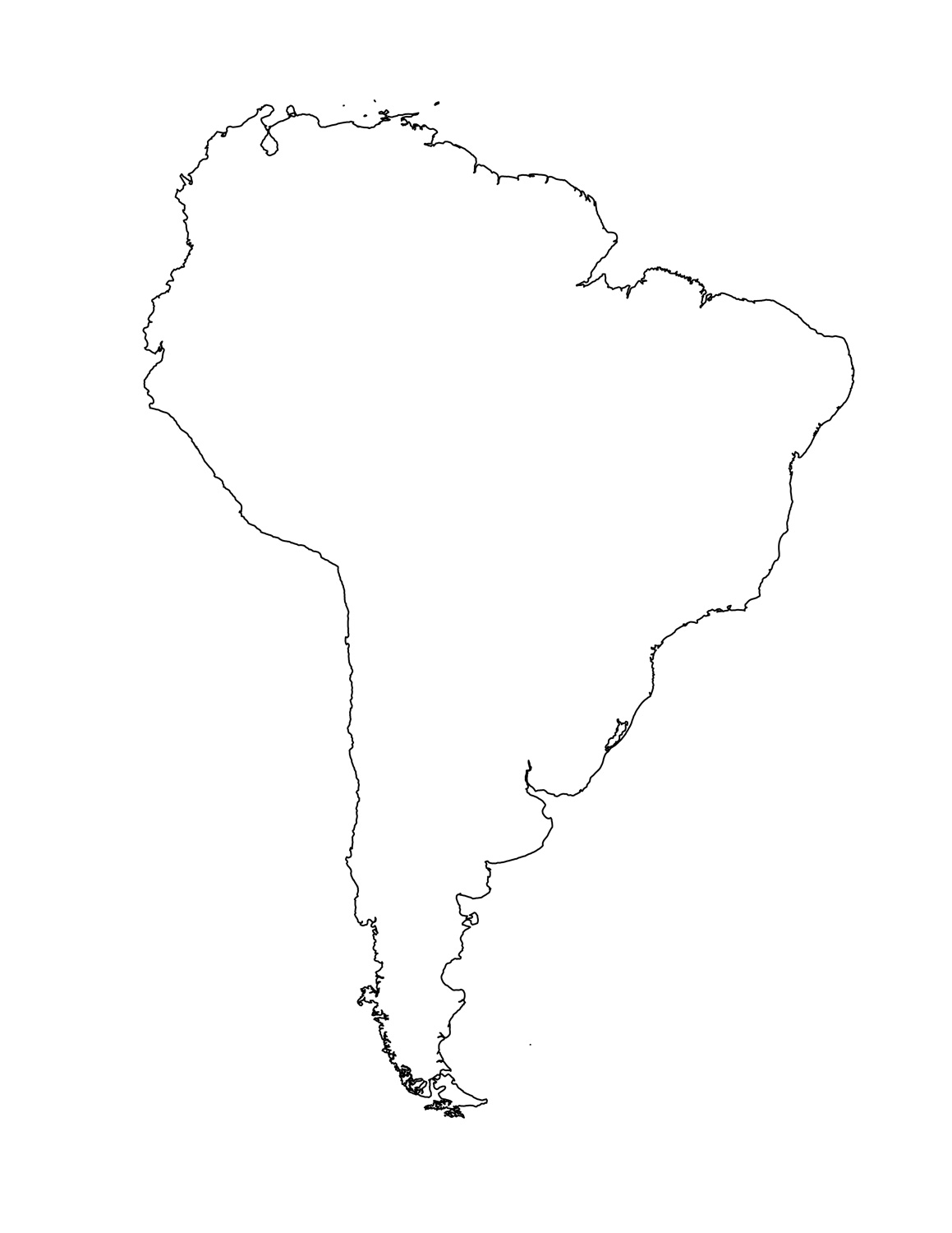 1159x1500 South America Map Drawing At Getdrawings Com Free For Personal Use - North America Map Drawing