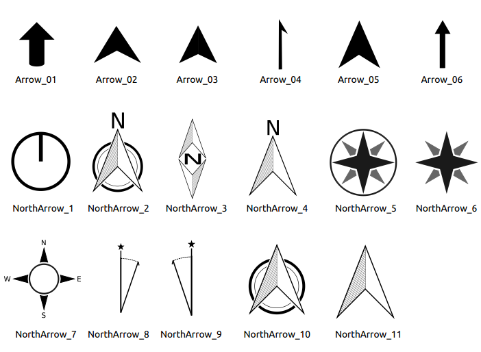 702x514 huge collection of 'north arrow drawing' download more than - North Arrow Symbols Dwg Autocad Drawing