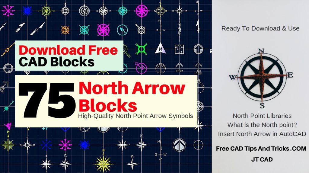 1024x573 north point arrows download free cad blocks of north symbols - North Arrow Symbols Dwg Autocad Drawing