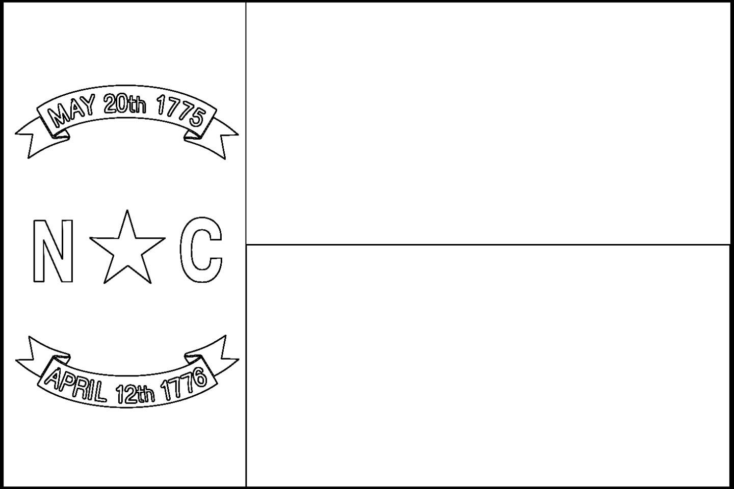 1440x960 north carolina state flag - North Carolina Drawing