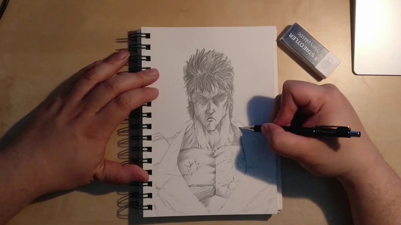 1280x720 Kenshiro From Fist Of The North Star - North Star Drawing
