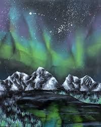 200x252 image result for northern lights pencil art northern lights - Northern Lights Drawing
