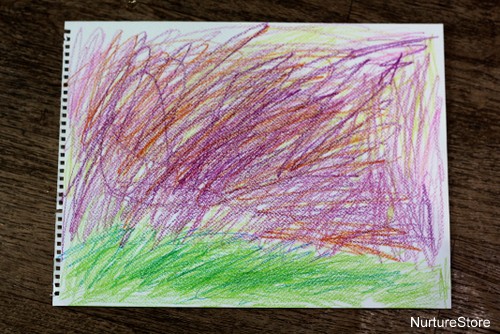 500x334 northern lights art for kids - Northern Lights Drawing