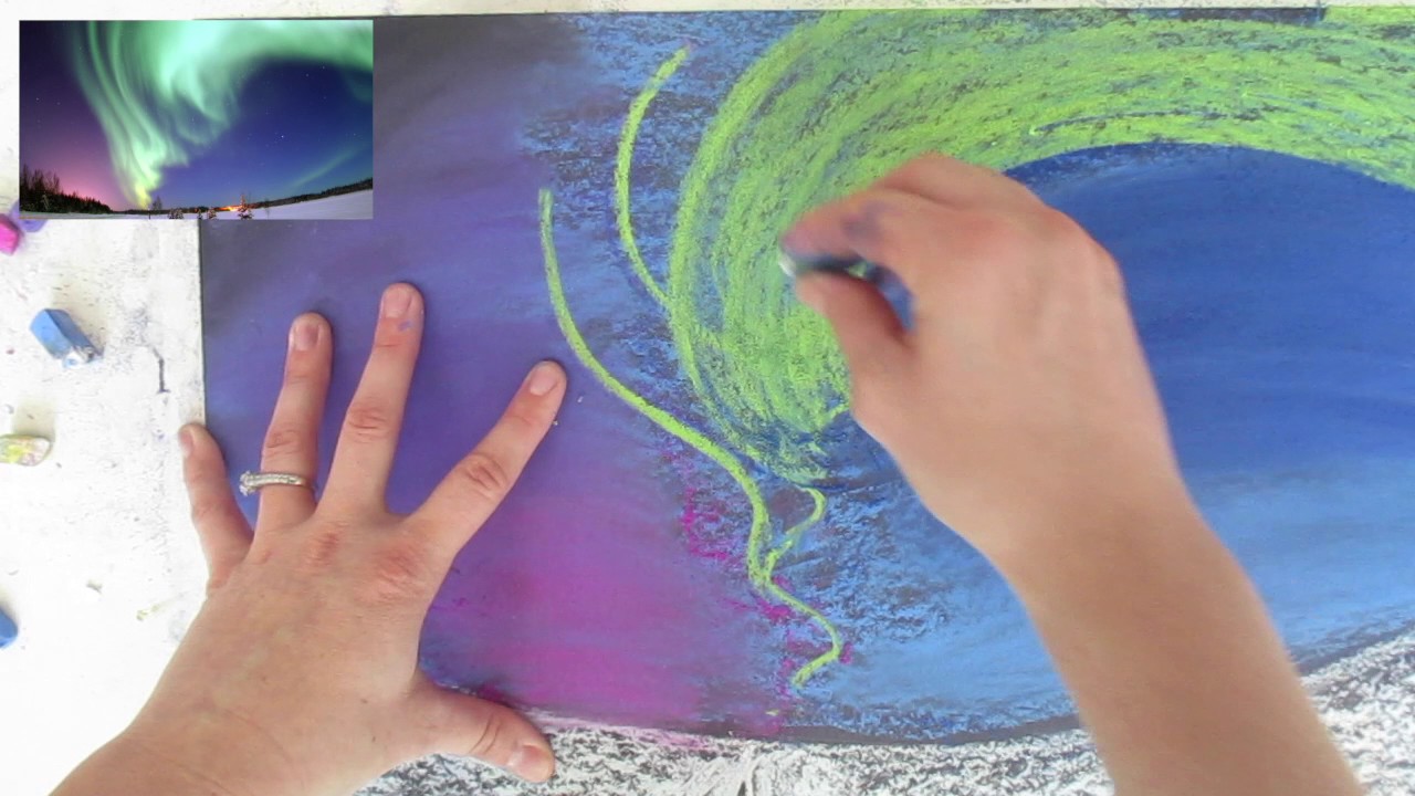 1280x720 how to draw northern lights - Northern Lights Drawing