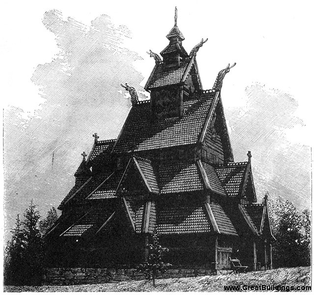 639x600 great buildings drawing - Norway Drawing