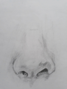225x300 how to draw a nose - Nose Drawing Images