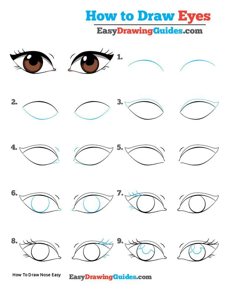 Nose Drawing Step By Step at PaintingValley.com | Explore collection of