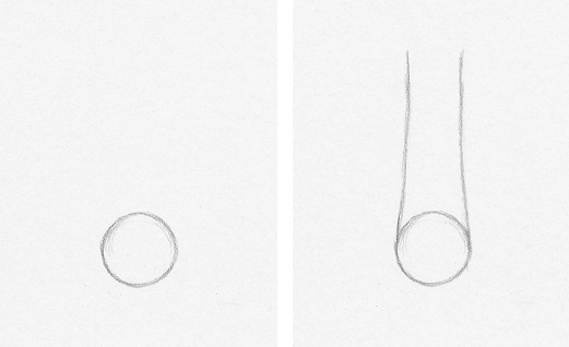 521x318 how to draw a nose from the front easy steps rapidfireart - Nose Drawing Step By Step