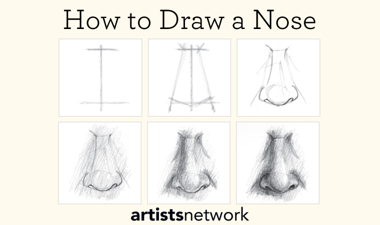 758x450 Step - Nose Drawing Step By Step