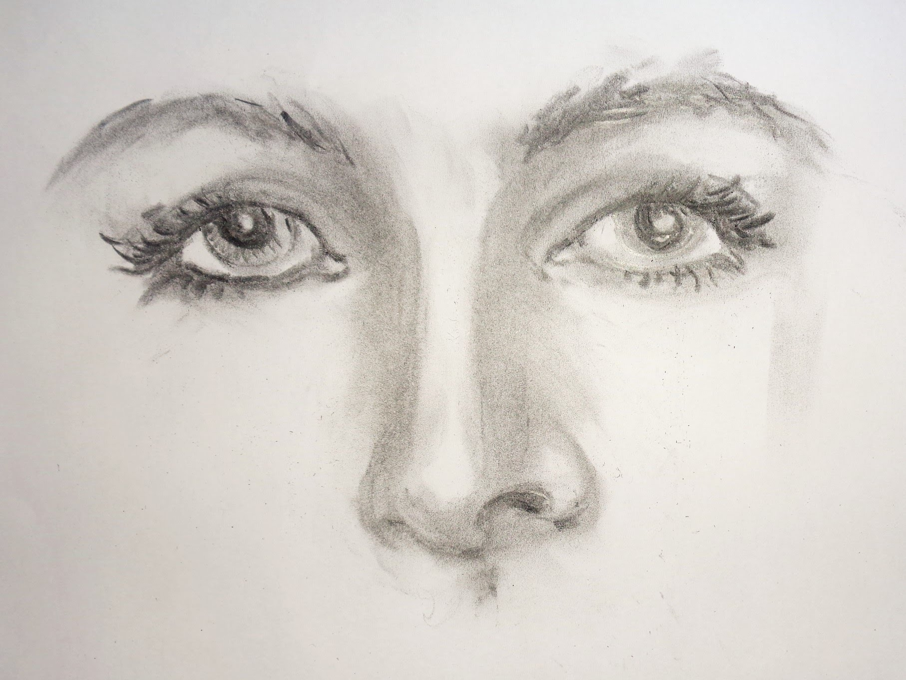 Nose Pencil Drawing at PaintingValley.com | Explore collection of Nose ...