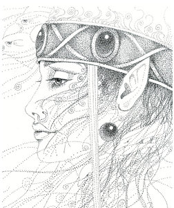 252x300 nose ring drawings fine art america - Nose Ring Drawing