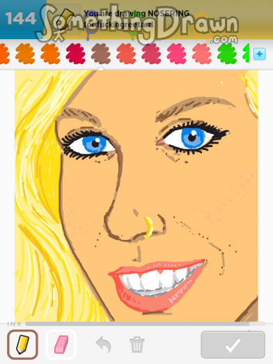 392x522  - Nose Ring Drawing