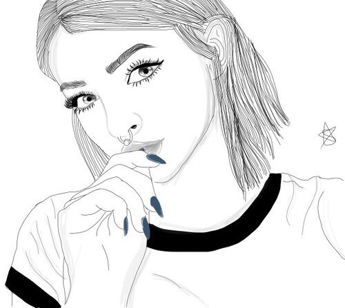 500x447  - Nose Ring Drawing