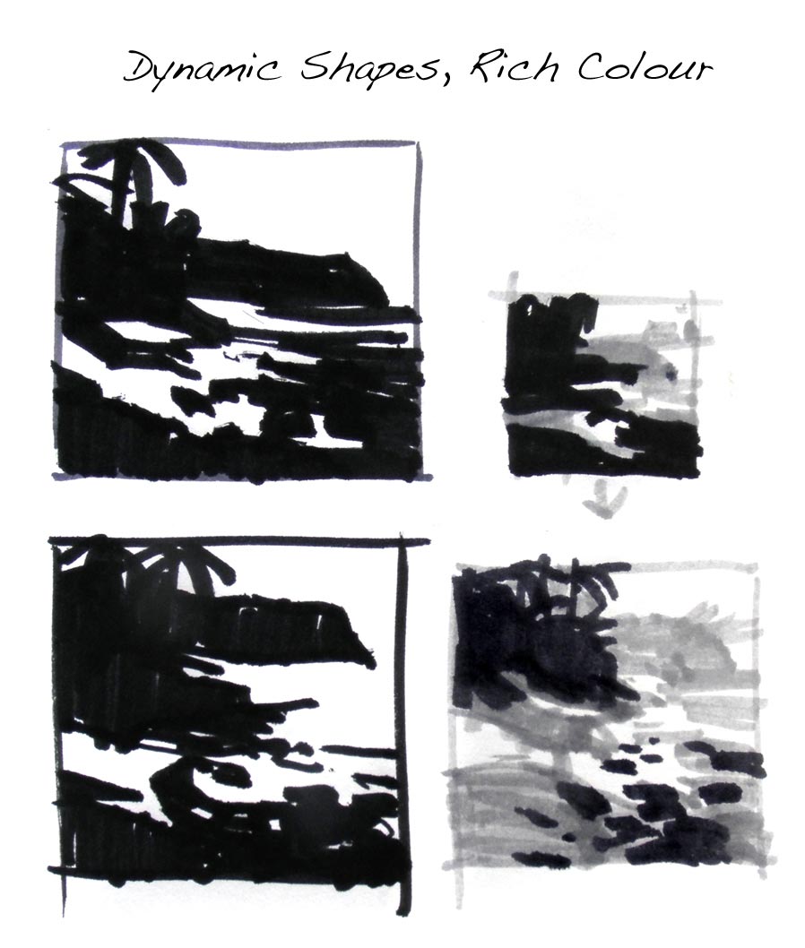 898x1058 online painting workshop - Notan Drawing