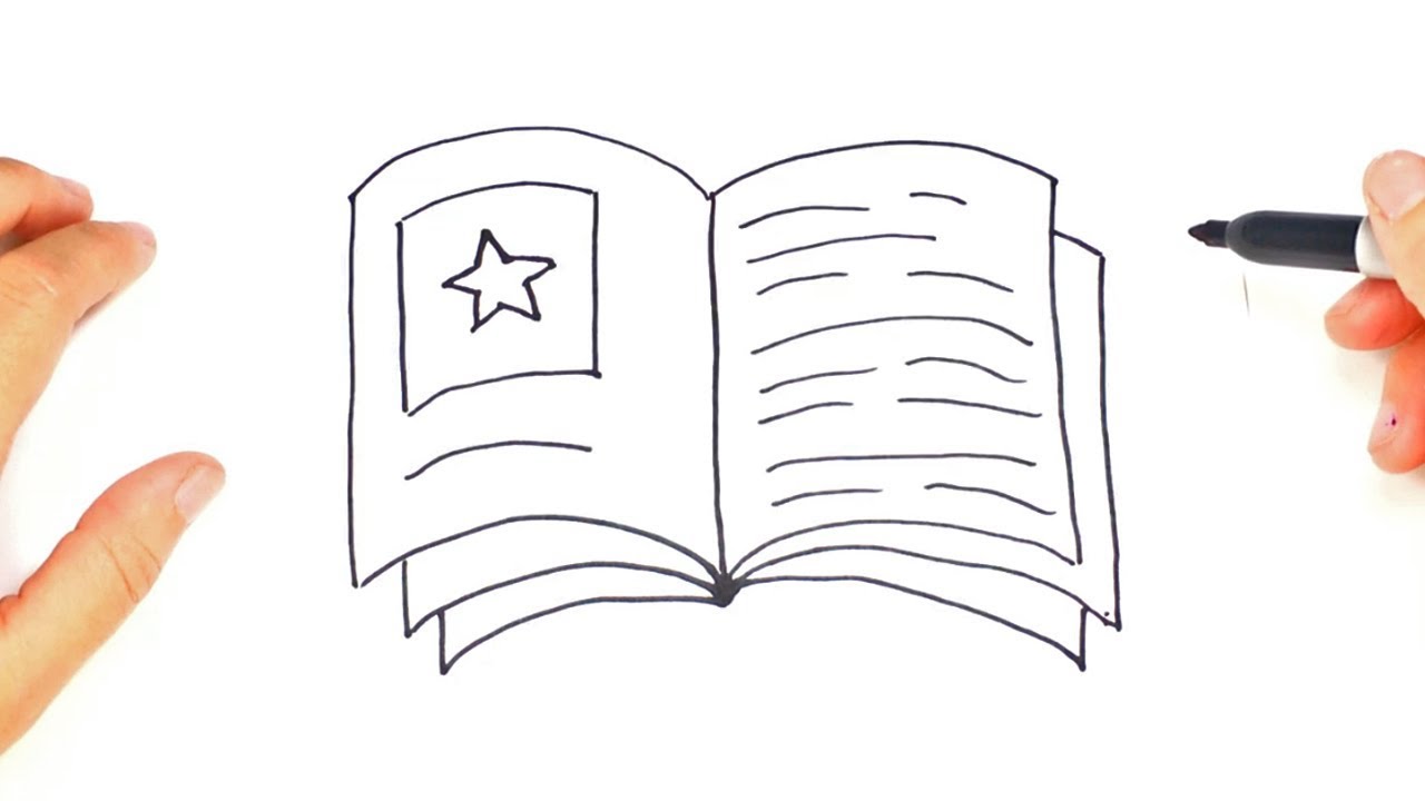 1280x720 how to draw a notebook step - Notebook Drawing