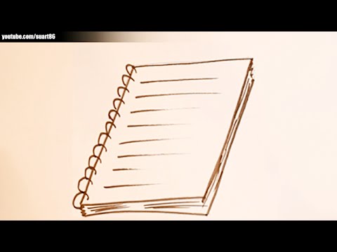 480x360 how to draw a notebook - Notebook Drawing