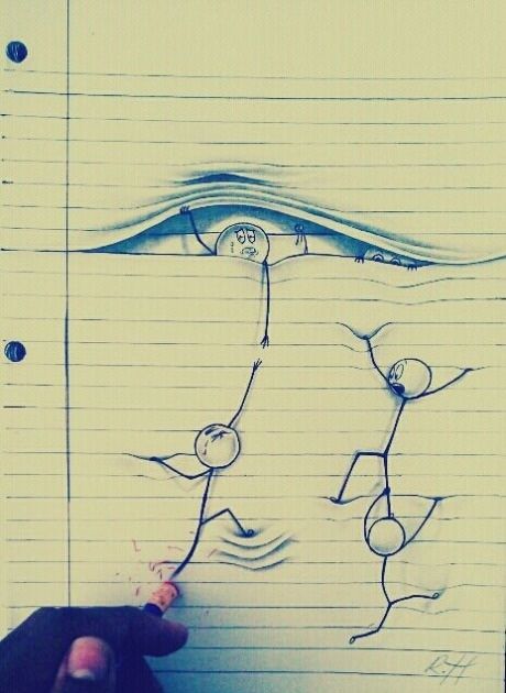 460x630 cool image on notebook paper doodledrawing art, drawings - Notebook Paper Drawings