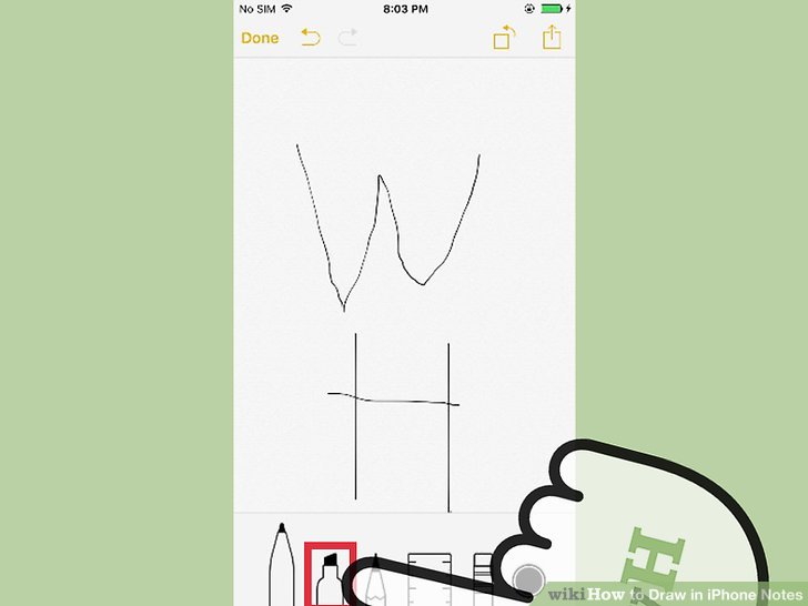 728x546 How To Draw In Iphone Notes Steps - Notes Drawing