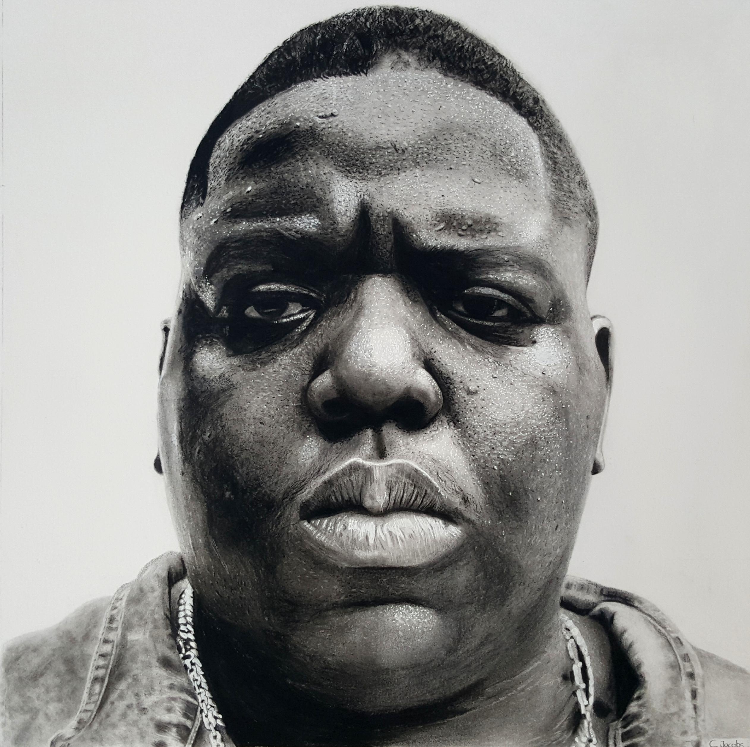 2524x2516 the notorious b i g pencil, art - Notorious Big Drawing