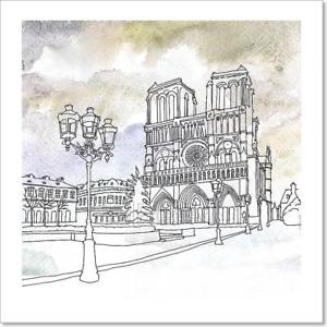 Notre Dame Drawing At Paintingvalley Com Explore Collection Of