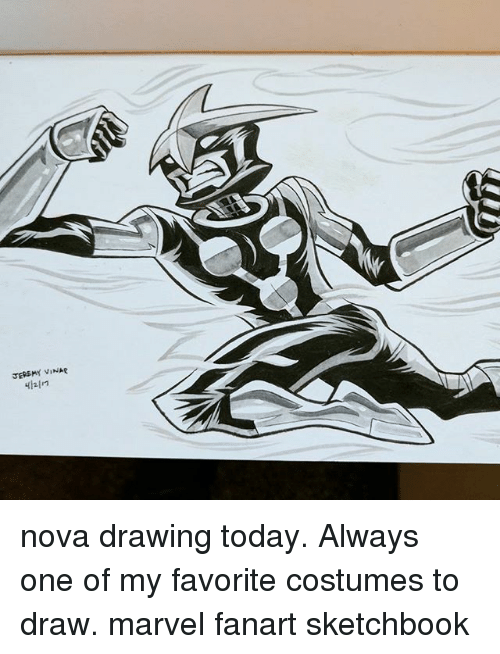 500x654 ershy vinar nova drawing today always one of my favorite - Nova Drawing