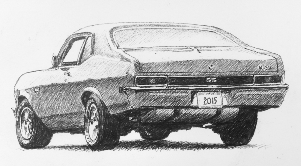 1024x564 my drawing of a chevy nova ss autos - Nova Drawing