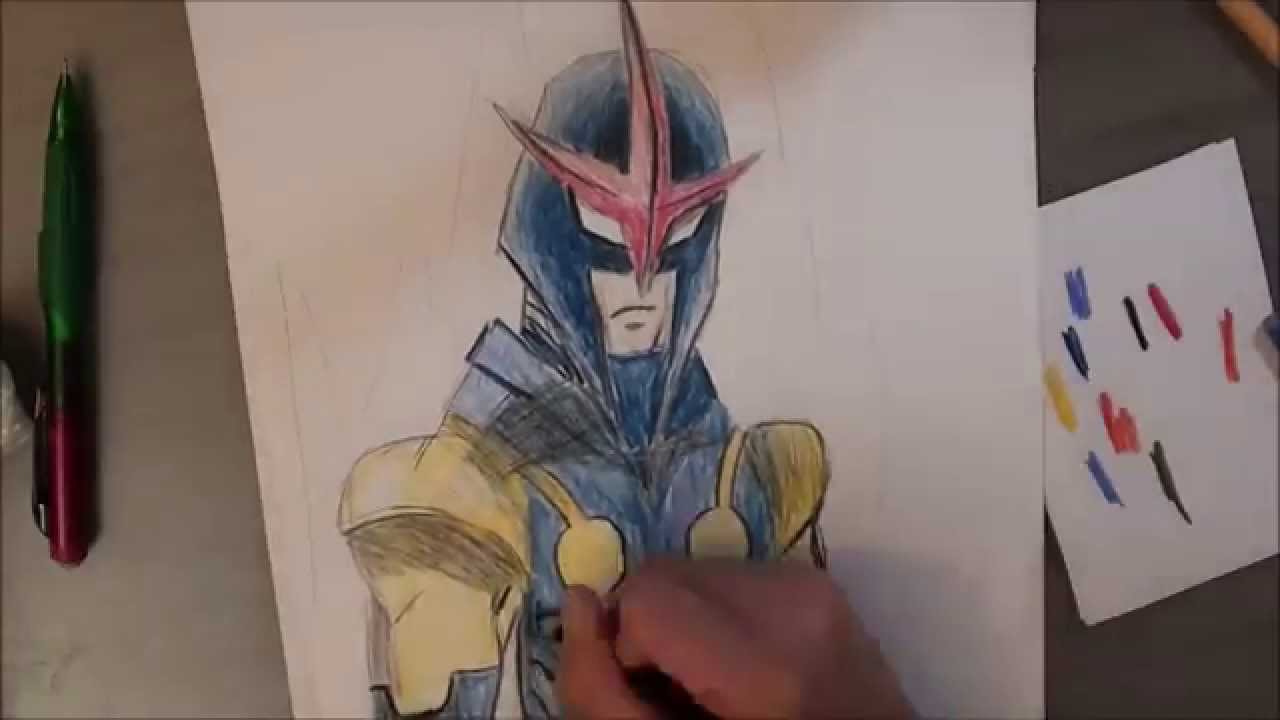 1280x720 nova speed drawing marvel - Nova Drawing