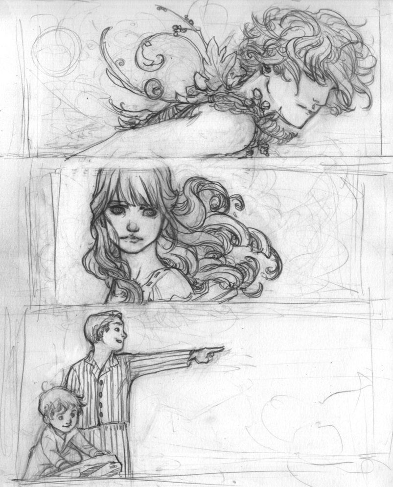 803x994 peter pan graphic novel - Novel Drawing