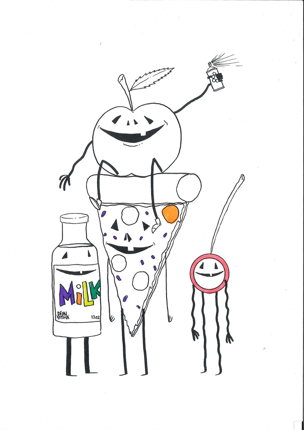 1000x1415 kijk drawings from november anyuta wiazemsky - November Drawings