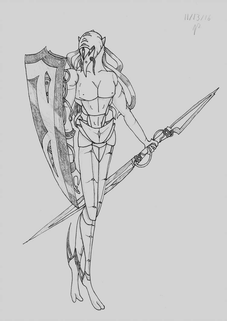 752x1063 november drawings alien - November Drawings