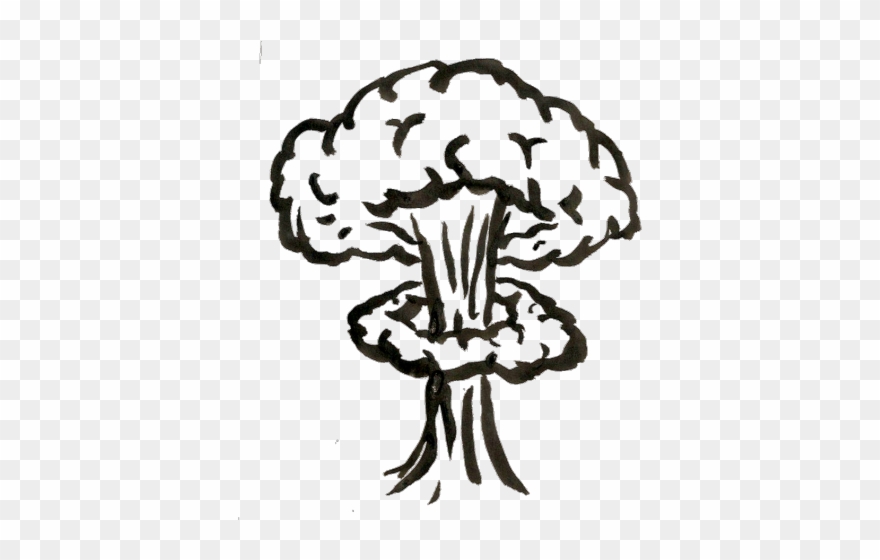 880x560 nuclear explosion clipart drawn - Nuclear Drawing