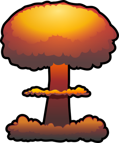 415x500 nuclear explosion drawing - Nuclear Drawing