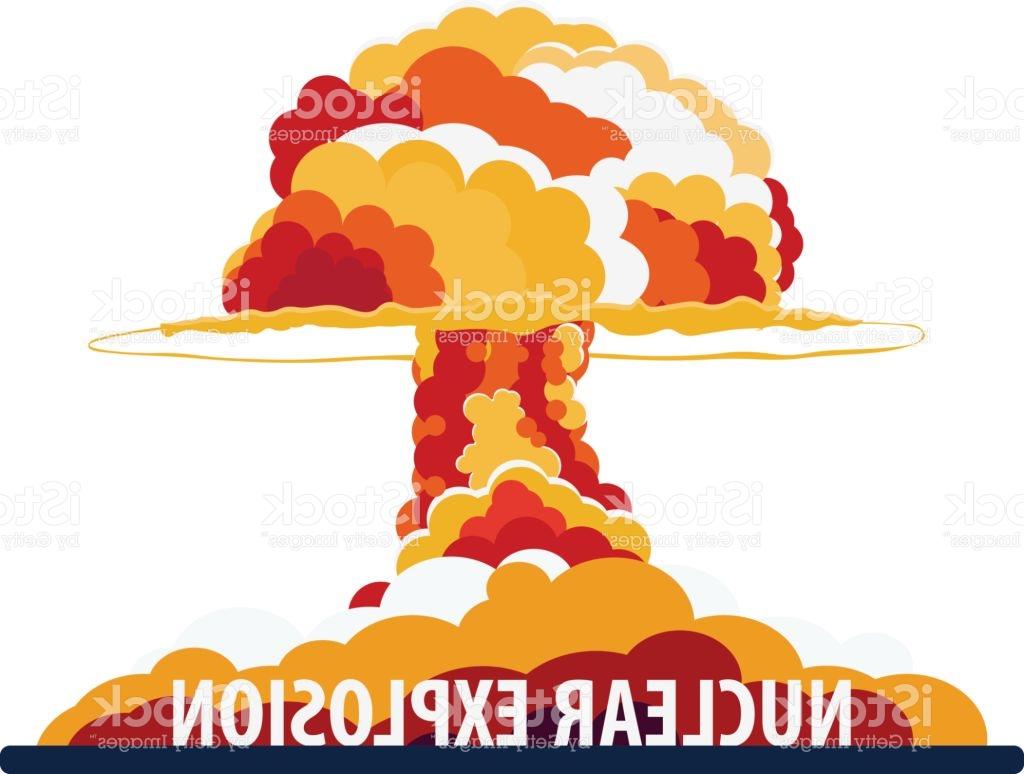 1024x774 best nuclear explosion cartoon retro poster mushroom cloud vector - Nuclear Explosion Drawing