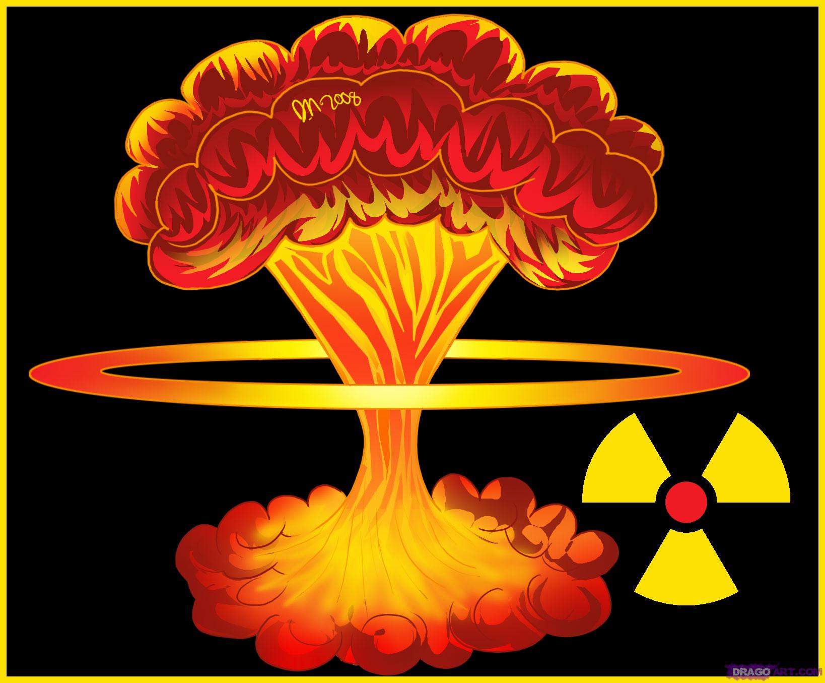 1638x1355 How To Draw A Mushroom Cloud, Step - Nuclear Explosion Drawing