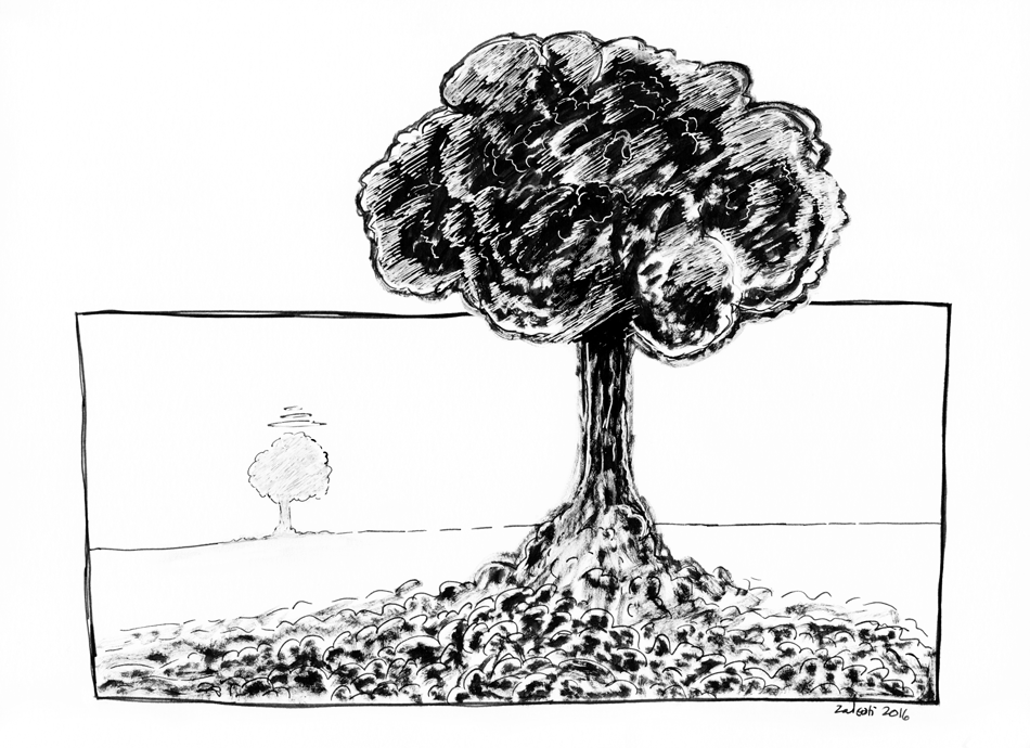 950x690 inktober day nuclear explosion weasyl - Nuclear Explosion Drawing