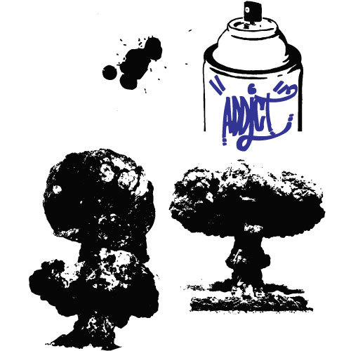 500x500 nuclear explosion drawing - Nuclear Explosion Drawing