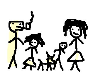 300x250 Nuclear Family Drawing - Nuclear Family Drawing