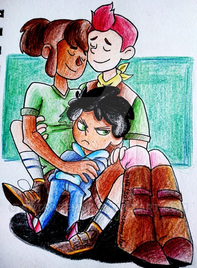 400x543 Best Nuclear Family - Nuclear Family Drawing