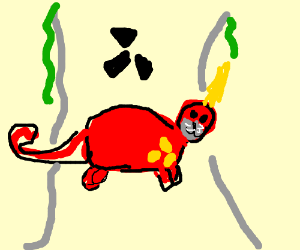 300x250 nuclear cat in front of nuclear power plant drawing - Nuclear Plant Drawing